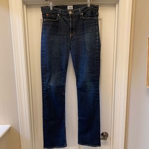 Women's Hudson Elle Midrise Baby Boot Jeans Size 32 with 32" Inseam